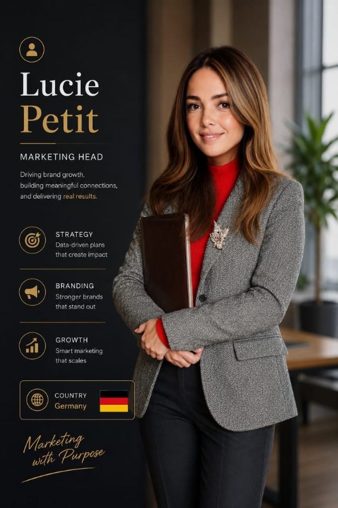 Lucie Petit — Marketing Head